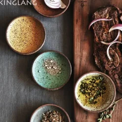 Plates u0026 More Küche & Esszimmer-Sojasaucen- und Wasabi-Schale - Kleine Soßenschale aus Keramik