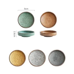 Plates u0026 More Küche & Esszimmer-Sojasaucen- und Wasabi-Schale - Kleine Soßenschale aus Keramik