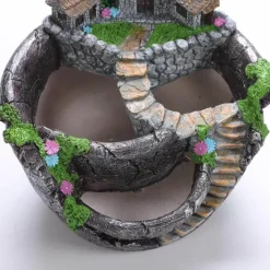 Comfort u0026 Style Beleuchtung-Solar Fairy House Lamp - Decorative Outdoor Garden Light