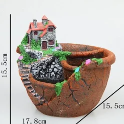 Comfort u0026 Style Beleuchtung-Solar Fairy House Lamp - Decorative Outdoor Garden Light