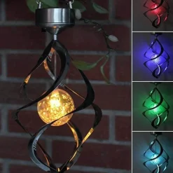 Comfort u0026 Style Beleuchtung-Solar LED Wind Chimes - Color-Changing Decorative Lights