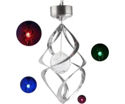 Comfort u0026 Style Beleuchtung-Solar LED Wind Chimes - Color-Changing Decorative Lights