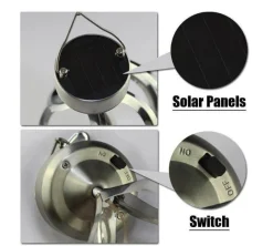 Comfort u0026 Style Beleuchtung-Solar LED Wind Chimes - Color-Changing Decorative Lights