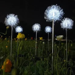 Glow u0026 Shade Beleuchtung-Solar Löwenzahn LED Gartenlaterne - Dekorative Außenleuchte