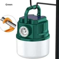 The Outdoor Vault Camping-Werkzeuge|Heimwerkzeuge-Solarbetriebene wiederaufladbare Campinglaterne – LED-Explorer-Licht für den Außenbereich