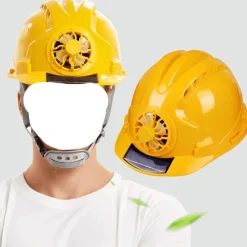 Roam Ready Outdoor-Artikel|Heimwerkzeuge-Solarbetriebener Kühlventilatorhelm – Sicherheitskopfbedeckung für Arbeiten im Freien