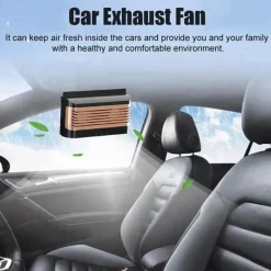 Wild u0026 Free Gear Autozubehör|Automobilindustrie-Solarbetriebenes Auto-Luftreiniger-Lüfterreinigungssystem