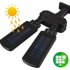 Adventure Basecamp Camping Im Freien|Outdoor & Garten-Solar-Bewegungsmelderlampe – Wasserdichtes, intelligentes, solarbetriebenes Licht