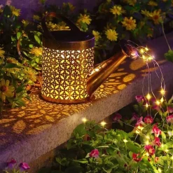 Comfort u0026 Style Beleuchtung-Solar-Garten-Gießkannenlicht - Terrassendekor