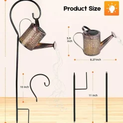 Comfort u0026 Style Beleuchtung-Solar-Garten-Gießkannenlicht - Terrassendekor