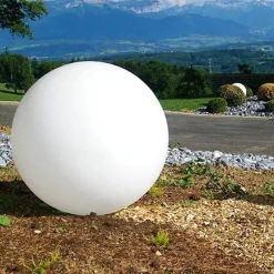 Ember u0026 Ivy Beleuchtung-Solar-LED-Gartenkugelleuchte - Wasserdichtes, glänzendes Monddekor