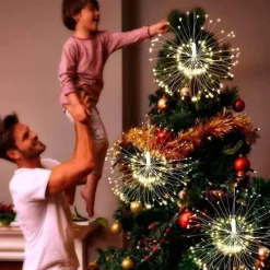 Comfort u0026 Style Beleuchtung-Solar-LED-Starburst-Partylichter – dekorative Außenbeleuchtung