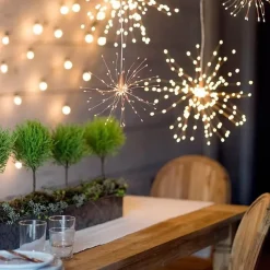 Comfort u0026 Style Beleuchtung-Solar-LED-Starburst-Partylichter – dekorative Außenbeleuchtung