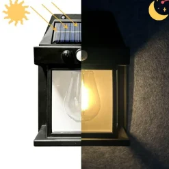 Adventure Basecamp Camping Im Freien|Outdoor & Garten-Solar-LED-Wandleuchte – Intelligente Energiebeleuchtung für den Außenbereich