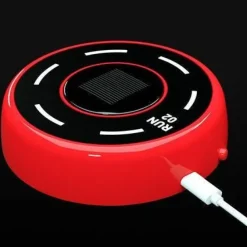 The Gilded Nest Autozubehör|Automobilindustrie-Solar-Luftreiniger fürs Auto – Umweltfreundlicher Lufterfrischer mit rotierendem Design