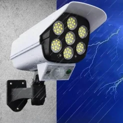 Comfort u0026 Style Beleuchtung-Solar-Sicherheitsleuchte mit Bewegungsmelder – Überwachungskamera für den Außenbereich