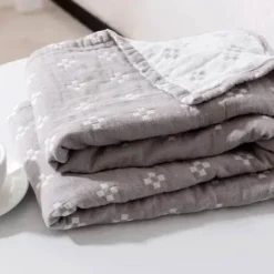 Wrap u0026 Relax Bettzeug-Sommerdecke aus Baumwolle: Weiche und luftige Tagesdecke für Einzel-/Doppelbetten