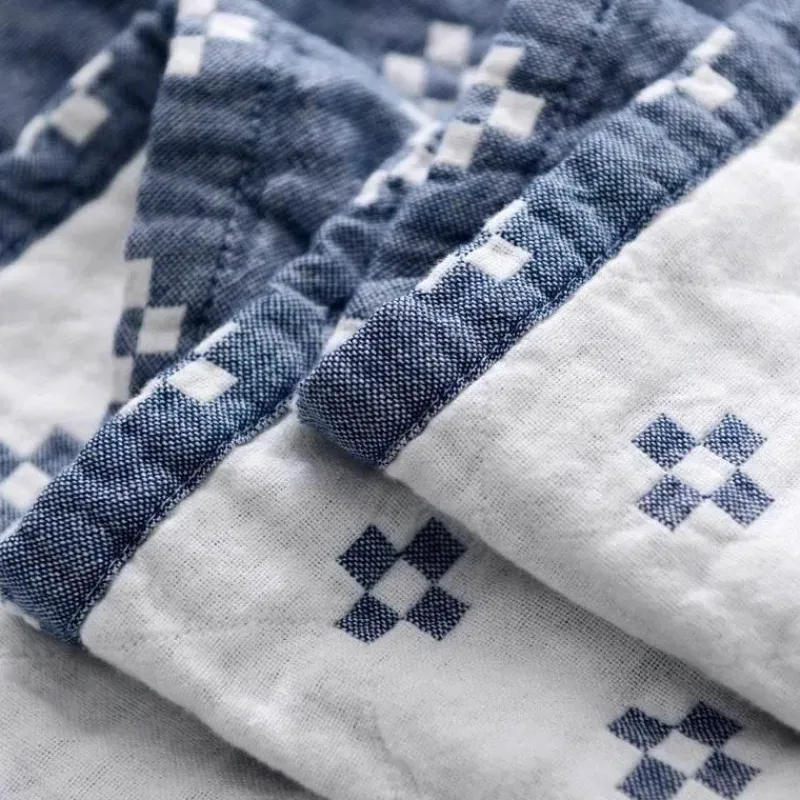 Wrap u0026 Relax Bettzeug-Sommerdecke aus Baumwolle: Weiche und luftige Tagesdecke für Einzel-/Doppelbetten