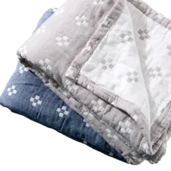 Wrap u0026 Relax Bettzeug-Sommerdecke aus Baumwolle: Weiche und luftige Tagesdecke für Einzel-/Doppelbetten