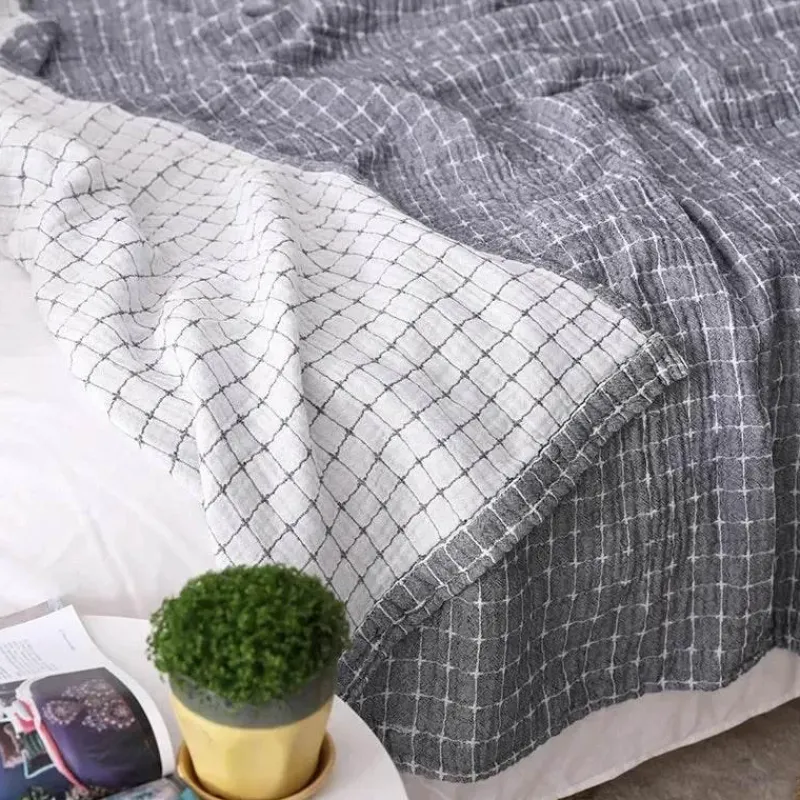 Wrap u0026 Relax Bettzeug-Sommerdecke aus Baumwolle: Weiche und luftige Tagesdecke für Einzel-/Doppelbetten