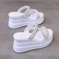 Wilderness Haven Outdoor-Artikel|Camping Im Freien-Sommer-Slipper mit hohem Plateau – stylisches Freizeitschuhwerk