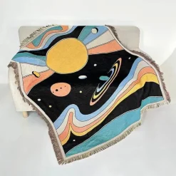 The Blanket Nook Bettzeug-Sonnenblumen-Wandteppichdecke – Dekorativer Überwurf für die Heimdekoration