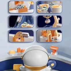 The Decor Haven Babyspielzeug-Space Panda Rennautos - Spielzeugfahrzeuge für Kinder