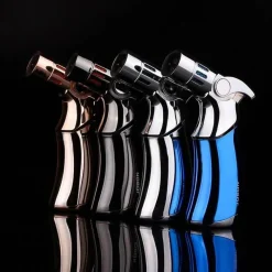 The Outdoor Vault Camping-Werkzeuge|Outdoor-Artikel-Space Rocket Turbo Feuerzeug - Windfestes Metallfeuerzeug