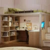 Cozy Living Möbel-Space-Saving Bunk Bed with Modern Study Desk