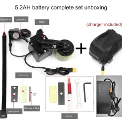 Wilderness Haven Fahrräder & Verkehr|Outdoor-Artikel-Speed Booster Kit für Elektrofahrräder – Leistungssteigerung für E-Bikes