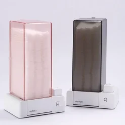 Tranquil Waters Badezimmer|Heimwerkzeuge-Spender für Make-up-Wattepads – Aufbewahrungsbox für Kosmetik-Organizer