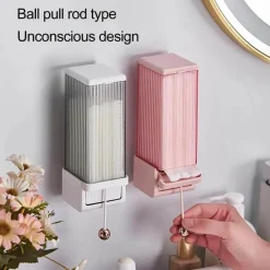 The Blissful Bath Badezimmer-Spender für Wattepads zum Entfernen von Make-up – Beauty Organizer Box