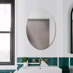 The Blissful Bath Badezimmer-Spiegel Wandaufkleber - Reflektierender Wohndekor Aufkleber