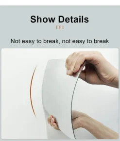 The Blissful Bath Badezimmer-Spiegel Wandaufkleber - Reflektierender Wohndekor Aufkleber