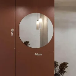 The Blissful Bath Badezimmer-Spiegel Wandaufkleber - Reflektierender Wohndekor Aufkleber