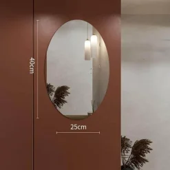 The Blissful Bath Badezimmer-Spiegel Wandaufkleber - Reflektierender Wohndekor Aufkleber