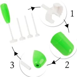 Tom Küche & Esszimmer-Spiralschneider zum Entfernen von Gemüsekernen für eine einfache Küchenvorbereitung