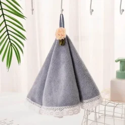 Tom Küche & Esszimmer-Spitzen-Babyhandtuch – weiches, saugfähiges Küchen- und Badezimmerdekor