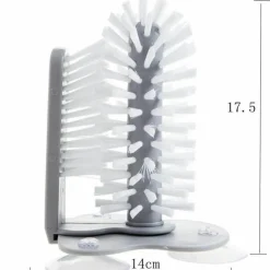 Comfort u0026 Style Küche & Esszimmer-Spülbürste mit Saugnapf – 2-in-1-Reinigungswerkzeug
