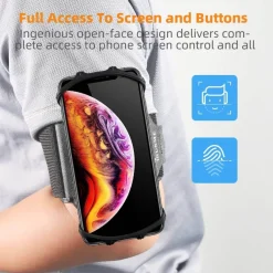 The Relaxation Nook Fitness-Gadgets|Gesundheits- Und Entspannungstools-Sportarmband-Telefonhalter – drehbares Armband für den aktiven Gebrauch
