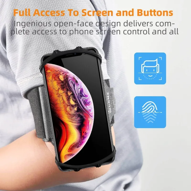 The Relaxation Nook Fitness-Gadgets|Gesundheits- Und Entspannungstools-Sportarmband-Telefonhalter – drehbares Armband für den aktiven Gebrauch