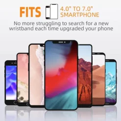 The Relaxation Nook Fitness-Gadgets|Gesundheits- Und Entspannungstools-Sportarmband-Telefonhalter – drehbares Armband für den aktiven Gebrauch