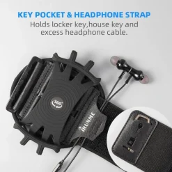 The Relaxation Nook Fitness-Gadgets|Gesundheits- Und Entspannungstools-Sportarmband-Telefonhalter – drehbares Armband für den aktiven Gebrauch