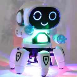 The Decor Haven Babyspielzeug-Sprachaktiviertes Roboterspielzeug – Interaktiver futuristischer Spielkamerad mit 6 Klauen