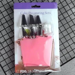 Tom Küche & Esszimmer-Spritzbeutel-Tüllenset aus Silikon – 8-teiliges Kuchendekorationsset