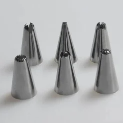 Tom Küche & Esszimmer-Spritzbeutel-Tüllenset aus Silikon – 8-teiliges Kuchendekorationsset