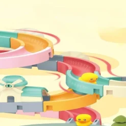The Decor Haven Babyspielzeug-Stapelbares Badespielzeug „Enten“ – Rutsch-Badespaß für Kinder
