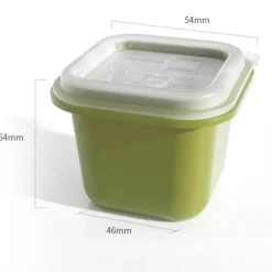 The Cozy Mug Küche & Esszimmer-Stapelbares Eiswürfelbereiter-Set – Gefrierschale aus Silikon für einfache Eiswürfel