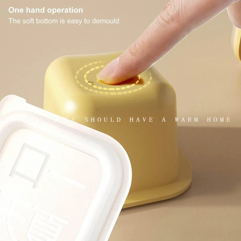 The Cozy Mug Küche & Esszimmer-Stapelbares Eiswürfelbereiter-Set – Gefrierschale aus Silikon für einfache Eiswürfel