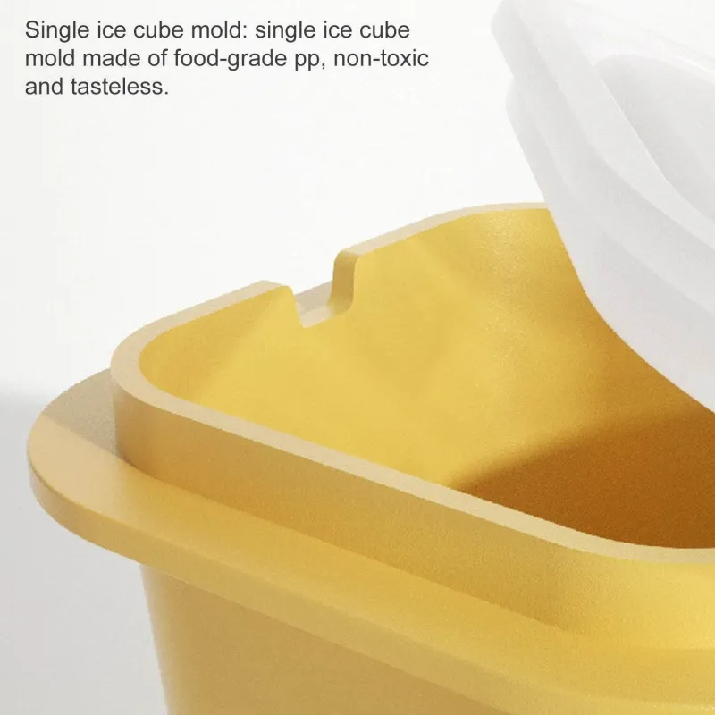 The Cozy Mug Küche & Esszimmer-Stapelbares Eiswürfelbereiter-Set – Gefrierschale aus Silikon für einfache Eiswürfel